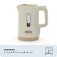 Ariete 2846 Bollitore Breakfast Wood, Bollitore Elettrico Cucina, 2200W, Capacità 1.7L, Effetto Legno, Base Cordless 360°, Spegnimento Automatico, Beige 5