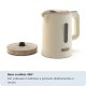 Ariete 2846 Bollitore Breakfast Wood, Bollitore Elettrico Cucina, 2200W, Capacità 1.7L, Effetto Legno, Base Cordless 360°, Spegnimento Automatico, Beige 6