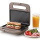 Ariete 1971 Tostiera Breakfast Wood, Griglia Elettrica Panini, 750W, Effetto Legno, Piastra Antiaderente Grill 23x13cm, Riponimento Verticale, Tortora 3