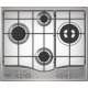 Hotpoint Ariston PCN R643N T/IX/HA Piano cottura 60 cm, griglie smaltate effetto ghisa, 4 fuochi di cui 1 tripla corona 3