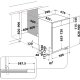 Whirlpool Lavastoviglie semi incasso - WB 6020 P X 4
