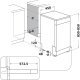 Whirlpool Lavastoviglie SLIM FS 45 cm classe D, 11 coperti, Terzo cesto, 6° senso, PowerCleanPro, Inox 10