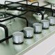 Indesit THP 752 W/IX/I 1 piano gas inox 75cm 5 fuochi bruciatore doppia corona griglie smaltate Made in Italy 4