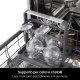 LG QuadWash DB375TXSW Lavastoviglie a scomparsa totale Classe A 14 coperti Vapore Wi-Fi 6