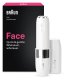 Braun Face FS1000 Mini Depilatore Donna, Depilazione Elettrica Viso, Facile E Veloce, Tocco Finale Per Baffetti, Mento E Guance, Per Un Make-up Più Semplice, Ideale In Viaggio, Con Luce Smartlight, Bi 2