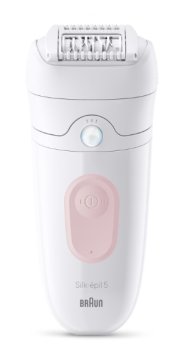 Braun Silk-épil 5 Silk·épil 5, Epilatore Wet & Dry, Rimozione Facile Dei Peli, 5-041, Rosa Flamingo