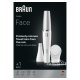 Braun FaceSpa, Epilazione E Pulizia Viso, +1 Accessorio, 810, Bianco/Argento 11