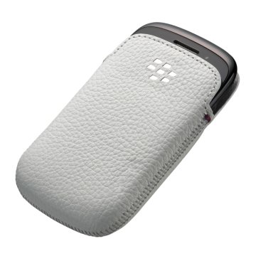 BlackBerry Leather Pocket, Curve 9220/9310/9320 custodia per cellulare Custodia a sacchetto Bianco