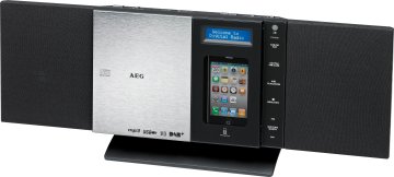 AEG MC 4456 IP Microsistema audio per la casa Nero