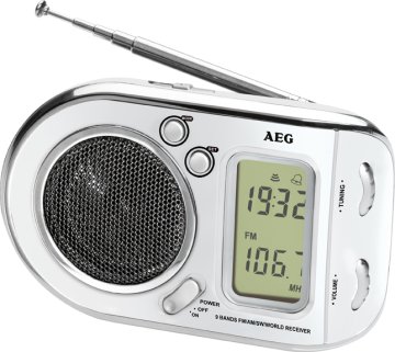 AEG WE 4125 Personale Digitale Bianco