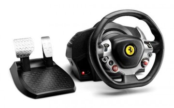 Thrustmaster TX Racing Wheel Ferrari 458 Italia Ed. Nero Sterzo + Pedali Analogico PC, Xbox One