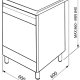 Smeg CB60GV9 cucina Elettrico Gas Bianco 3