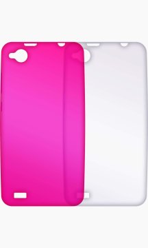 NGM-Mobile BUMPER-PR/PACK1 custodia per cellulare Cover Rosa, Trasparente