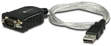 Digicom USB Serial Converter cavo seriale Nero, Argento USB tipo A DB-9