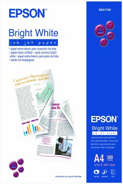 Epson Bright Bianco Inkjet Paper - A4 - 500 Fogli