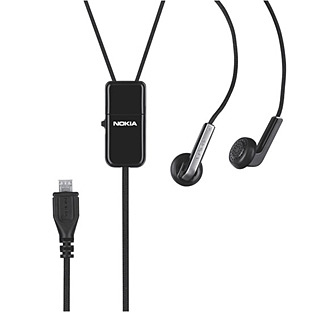 Nokia Headset Stereo HS-82 Auricolare Cablato Musica e Chiamate Nero