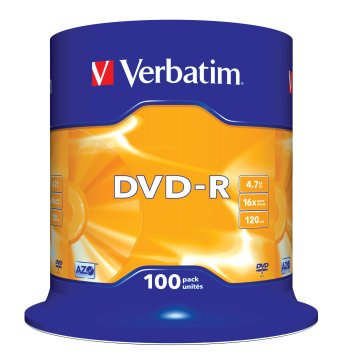 Verbatim DVD-R Matt Argento 4,7 GB 100 pz