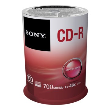 Sony 100 x CD-Rs 700 MB