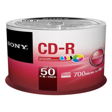 Sony CD-R 48x, 50 pack 700 MB 50 pz