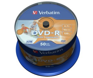 Verbatim 43533 DVD vergine 4,7 GB DVD-R 50 pz