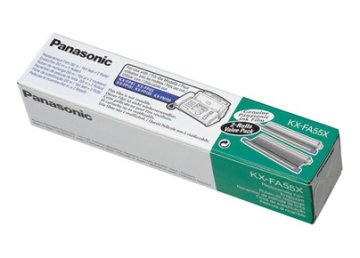 Panasonic KX-FA55X ricambio per fax Nastro per fax 280 pagine Nero 2 pz