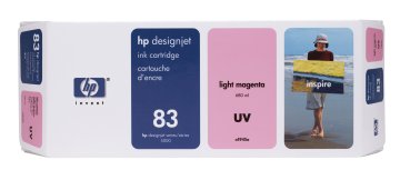 HP 83 680-ml Light Magenta DesignJet UV Ink Cartridge cartuccia d'inchiostro 1 pz Originale Resa standard Magenta chiaro