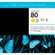 HP Testina di stampa e dispositivi di pulizia giallo DesignJet 80 2