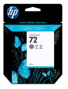 HP Cartouche d'encre grise 72 69 ml avec encre Vivera cartuccia d'inchiostro 1 pz Originale Resa standard Grigio