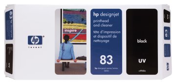 HP Testina di stampa e dispositivi di pulizia nero UV DesignJet 83
