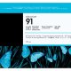 HP Cartuccia di inchiostro pigmentato nero fotografico originale DesignJet 91 da 775 ml 2