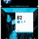 HP 82 28-ml Cyan DesignJet Ink Cartridge testina stampante Getto termico d'inchiostro 3