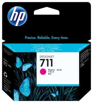 HP Cartuccia inchiostro magenta DesignJet 711, 29 ml