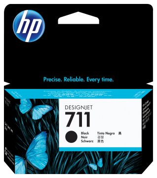HP Cartuccia inchiostro nero DesignJet 711, 38 ml