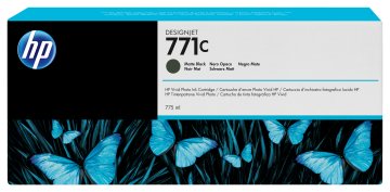 HP Cartuccia inchiostro nero opaco DesignJet 771C, 775 ml