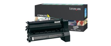 Lexmark C780A1YG cartuccia toner 1 pz Originale Giallo