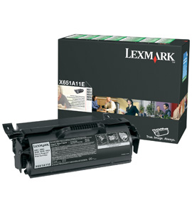 Lexmark X651A11E cartuccia toner 1 pz Originale Nero