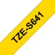 Brother TZE-S641 nastro per etichettatrice Nero su giallo TZ 2