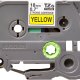 Brother TZE-S641 nastro per etichettatrice Nero su giallo TZ 5