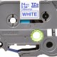 Brother TZE-253 nastro per etichettatrice Blu su bianco 3
