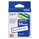 Brother TZE-253 nastro per etichettatrice Blu su bianco 4