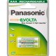 Wentronic AAA 750mAh NiMH 2-BL EVOLTA Batteria ricaricabile Mini Stilo AAA Nichel-Metallo Idruro (NiMH) 2