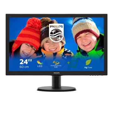 Philips V Line Monitor LCD con SmartControl Lite 243V5LSB/00