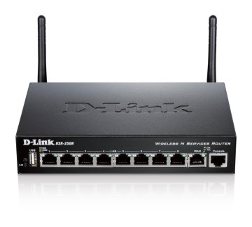 D-Link DSR-250N router wireless Gigabit Ethernet Banda singola (2.4 GHz) Nero
