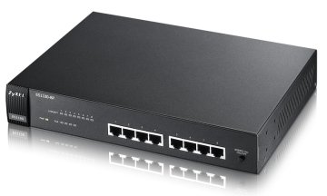 Zyxel ES1100 Non gestito Supporto Power over Ethernet (PoE) 1U Nero