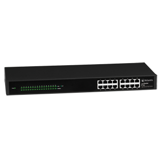 Atlantis Land NetMaster F16 Non gestito Fast Ethernet (10/100) Nero