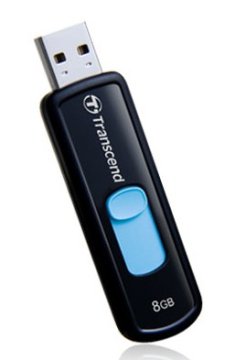 Transcend JetFlash 500 unità flash USB 8 GB USB tipo A 2.0 Blu