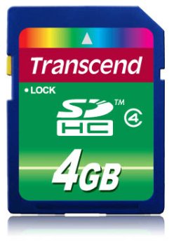 Transcend TS4GSDHC4 memoria flash 4 GB SDHC