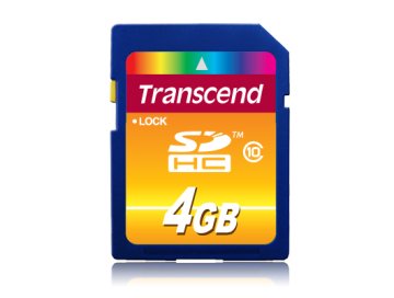 Transcend TS4GSDHC10 memoria flash 4 GB SDHC NAND Classe 10