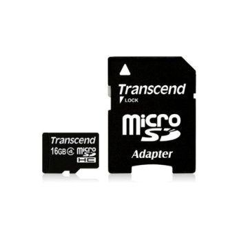 Transcend TS16GUSDHC4 memoria flash 16 GB MicroSDHC Classe 4