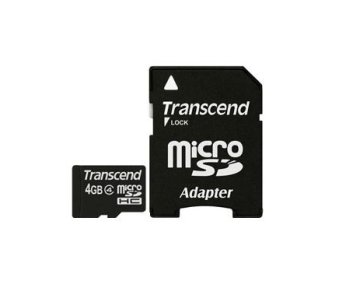 Transcend 4 GB microSDHC Classe 4